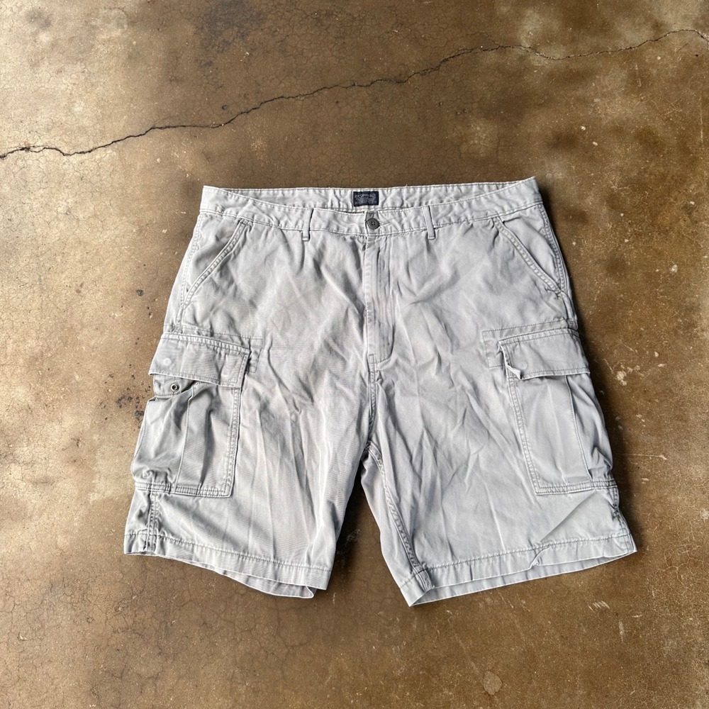 Levi's Cargo Shorts Mens 42 Grey Good Relaxed Fit Multi Pocket 23251-0061